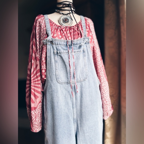 Free People Terra Cotta Peasant Top - Picture 14 of 16